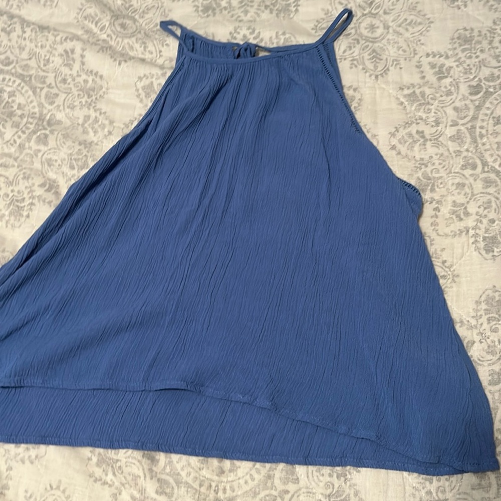 Blue tank top